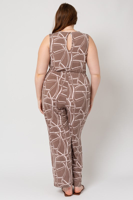 Gilli J3939 Mocha Abstract Shown in Plus Size