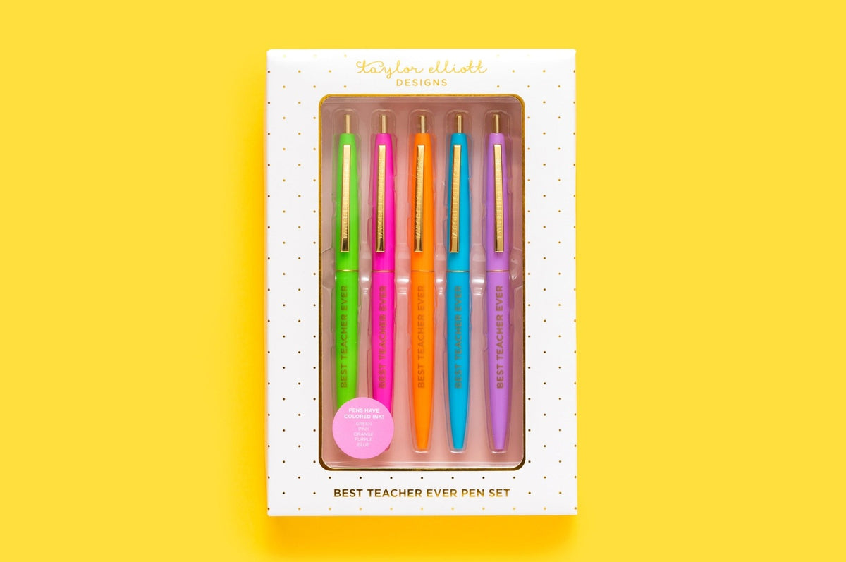 Teacher Appreciation Pen Set