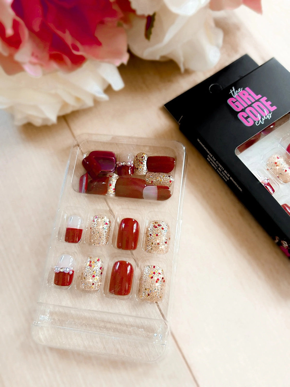 Girl Code Press on Nails - Dear Santa, I Can Explain