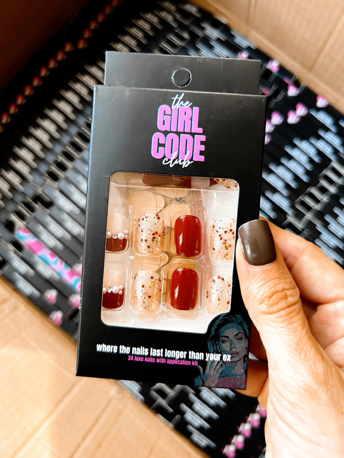 Girl Code Press on Nails - Dear Santa, I Can Explain