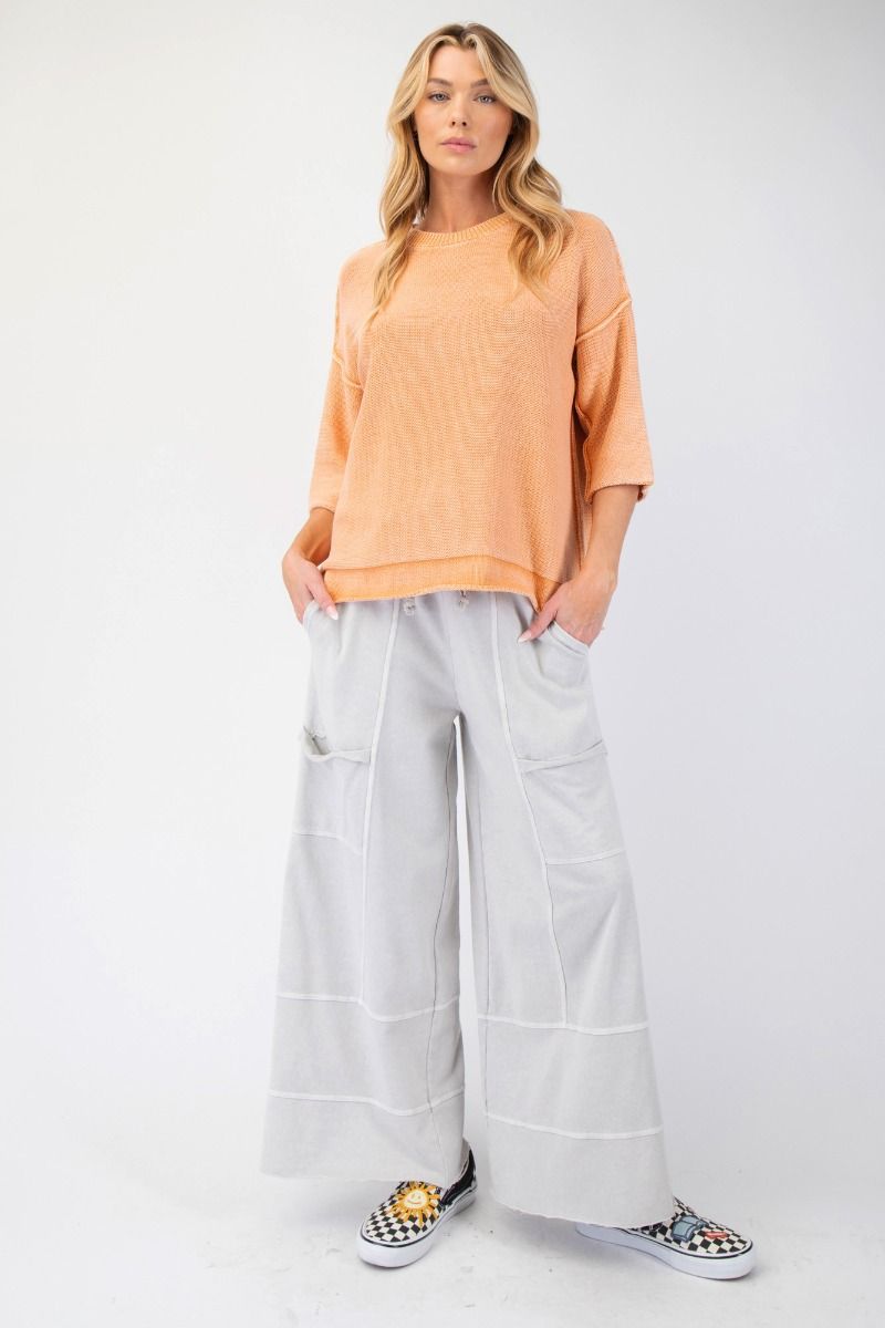 Sutton Pants in Light Grey