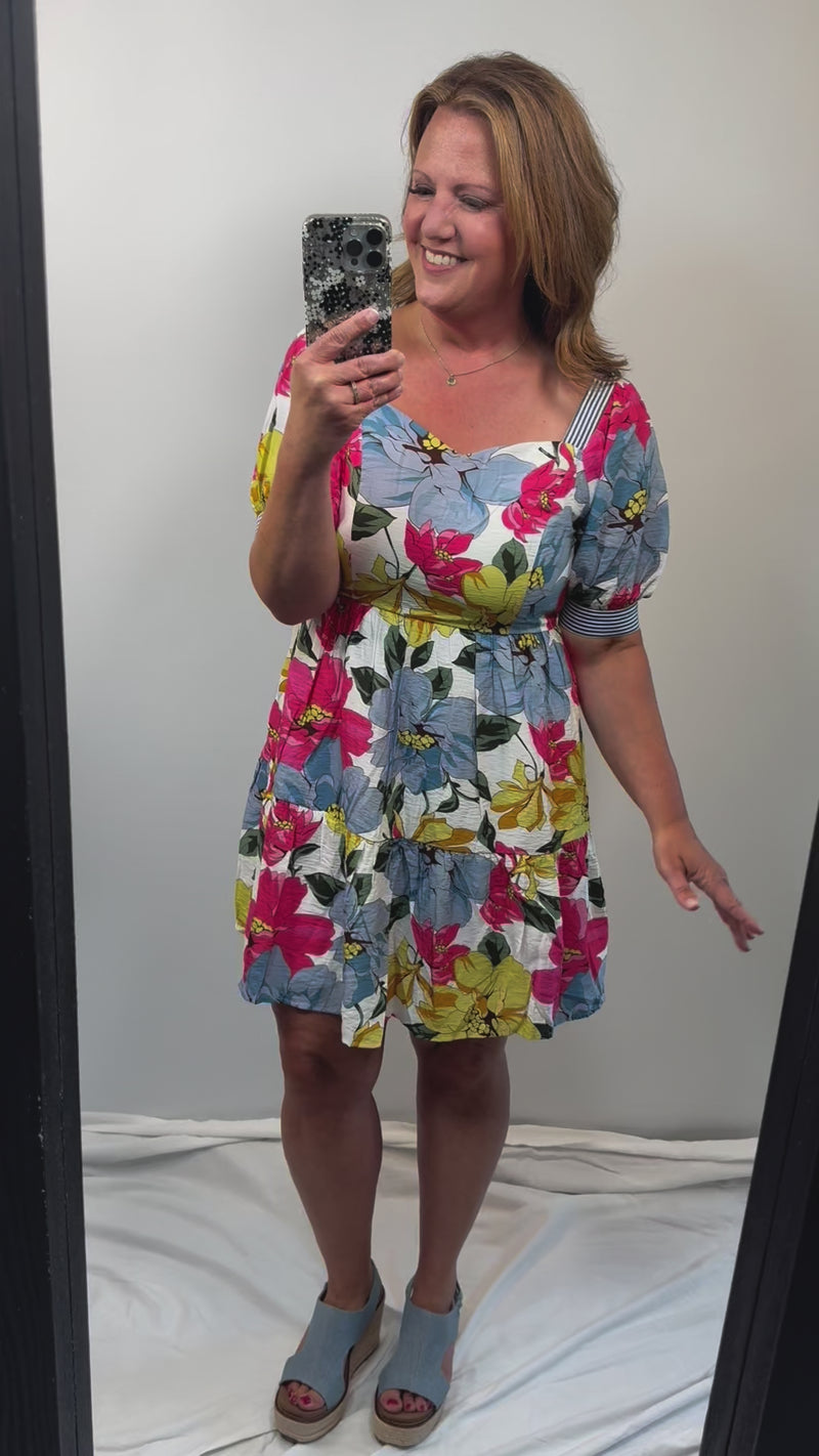 Coryn Floral Print Dress